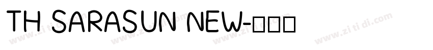 TH SARASUN NEW字体转换